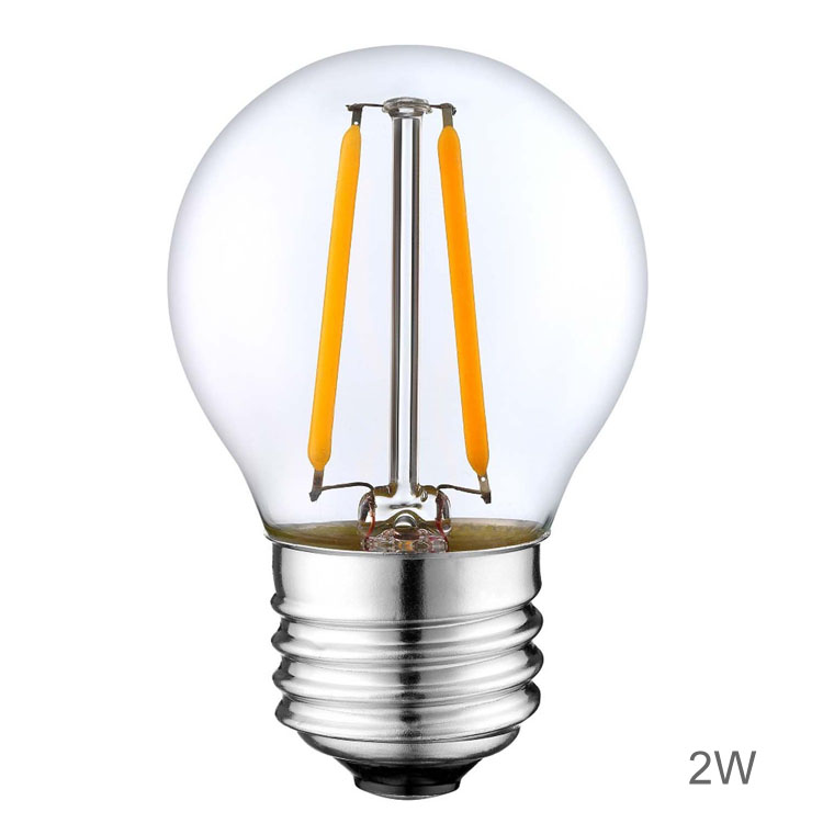 LARI LED Filament bulb G45 E27 2W 3000K warm WW, 200lm EDO777462