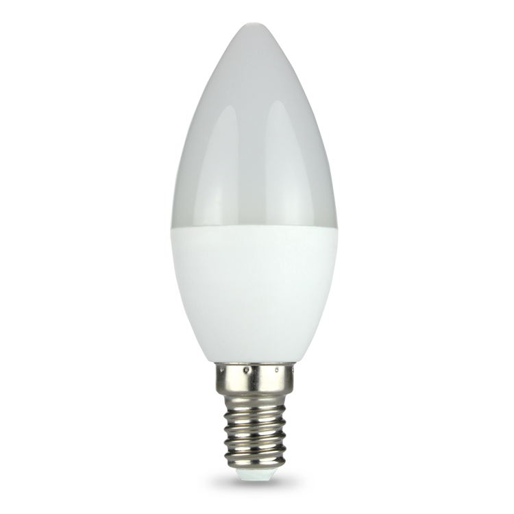 Tatum88 LED Ampoule E14 C37, 5W, Équivalent à 40W Ampoule à Incandescence,  400lm, Blanc Chaud 3000K, Non dimmable, 6 Pièces par Pack [Classe  Énergétique A +] - 