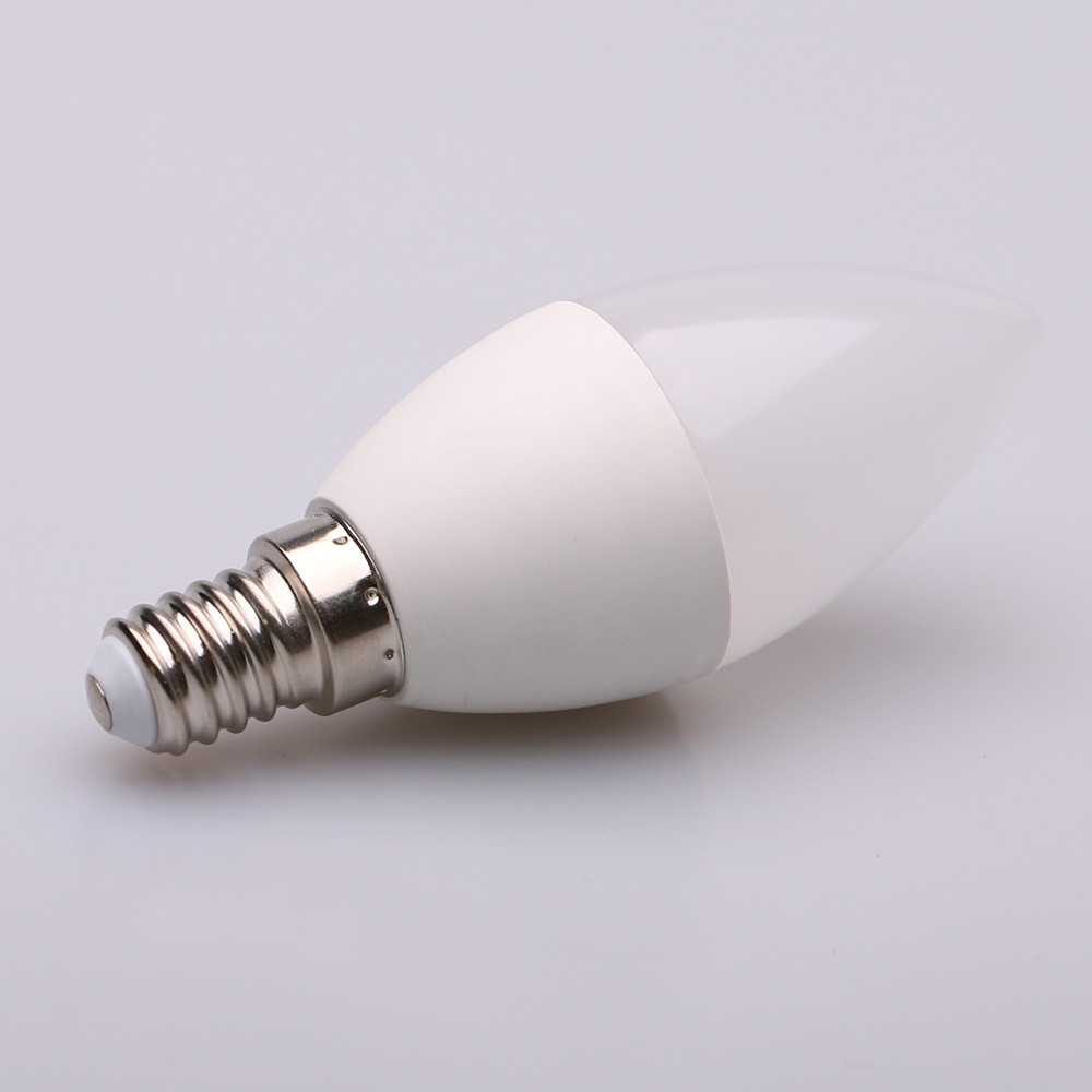 Ampoule LED SMD, Olive C37, 6W / 490lm, culot E14, 4000K